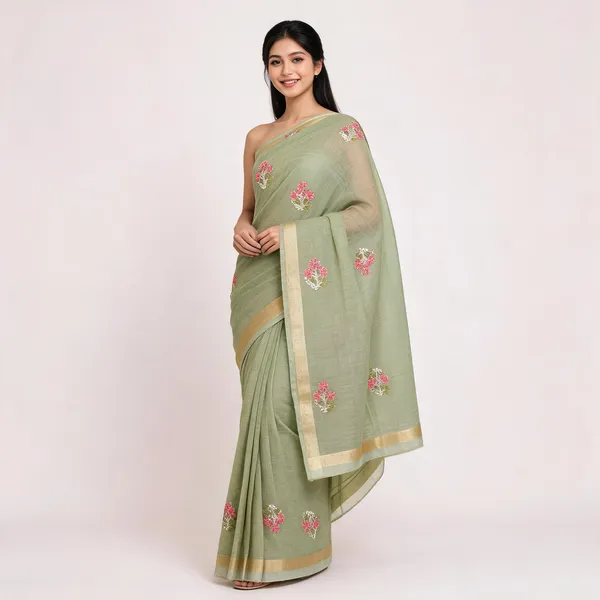 Mint_Green_Soft_And_Lightweight_With_Textured_Weave_Premium_Saree_For_Women