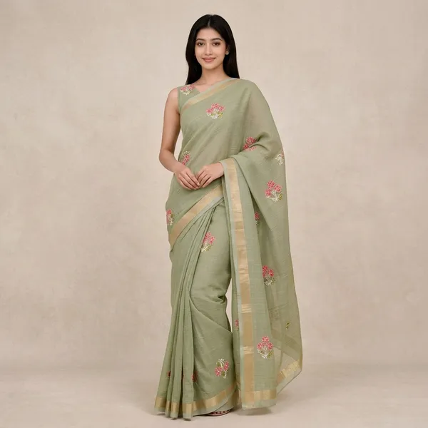 Mint_Green_Soft_And_Lightweight_With_Textured_Weave_Premium_Saree_For_Women