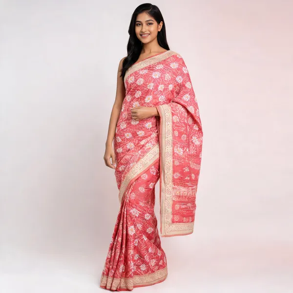 Pink_Lightweight_Premium_Tie-Dye_Saree_For_Women
