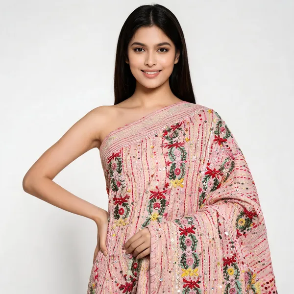 Pink_Cotton_Premium_Unstitched_Suit_For_Women