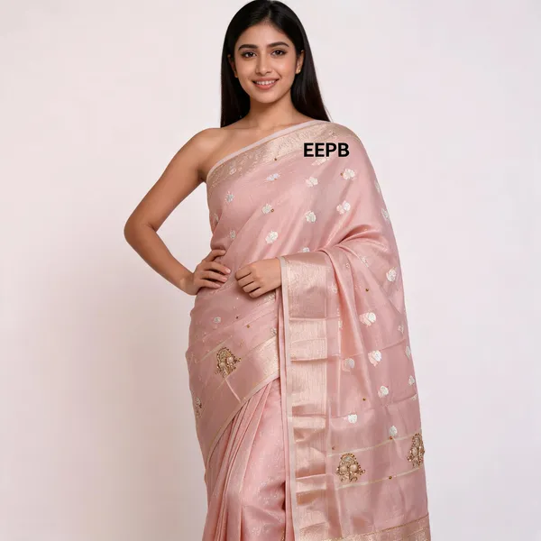 Pink_Silk_Premium_Embroidered_Saree_For_Women