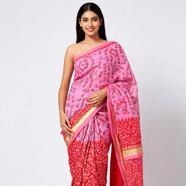 Pink_Lightweight_Flowing_With_Zari_Work_Premium_Bandhani_Saree_For_Women