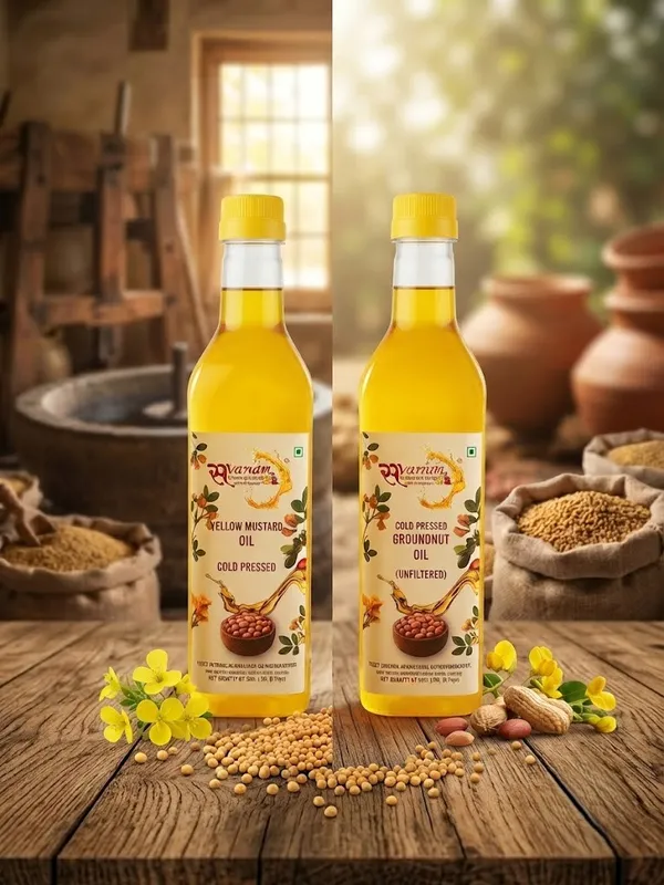 Cold_Pressed__Yellow_Mustard_Oil__And__Groundnut_Oil_Unfiltered