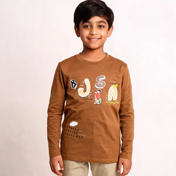 Brown_Cotton_Relaxed_Graphic_T-Shirt_For_Boys