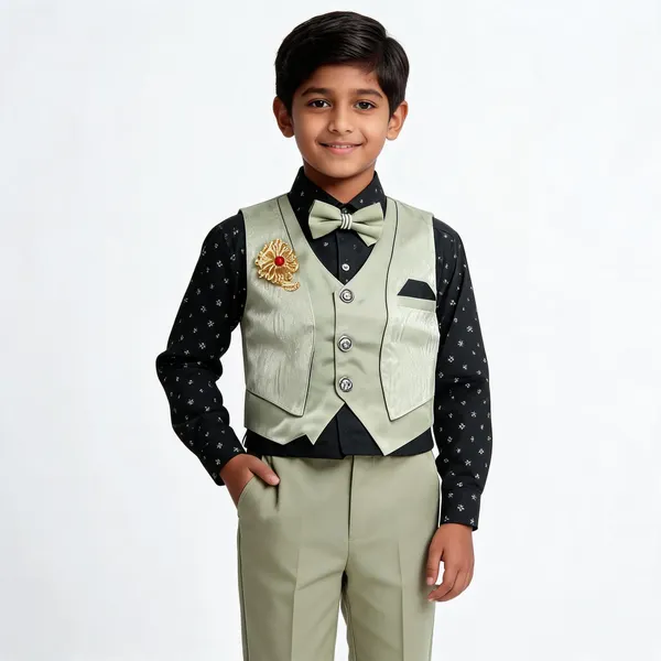 Green_Cotton_Formal_Waistcoat_Set_For_Boys