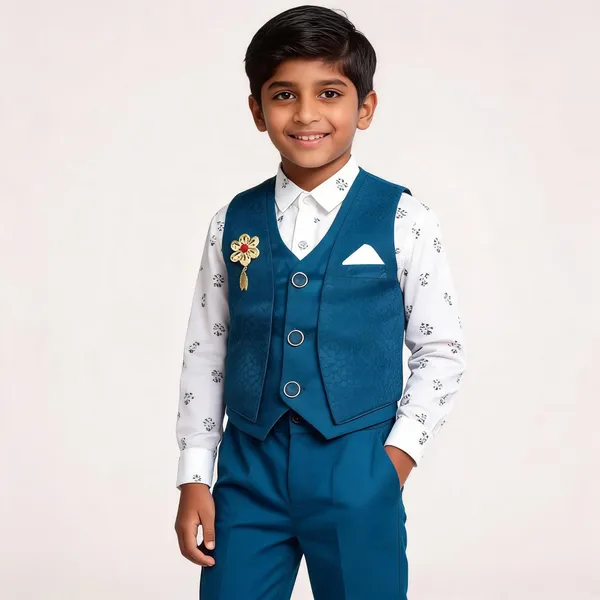 Blue_Cotton_Ethnic_Waistcoat_Set_For_Boys