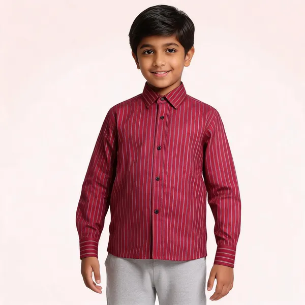 Pink_Cotton_Striped_Full_Sleeve_Shirt_For_Boys