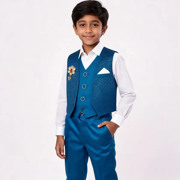Blue_Cotton_Embroidered_Waistcoat_Set_For_Boys