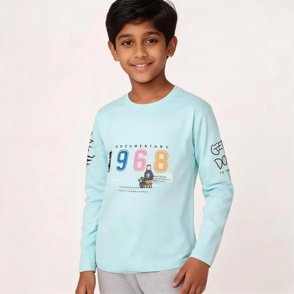 Light_Blue_Cotton_Full_Sleeve_Graphic_T-Shirt_For_Boys