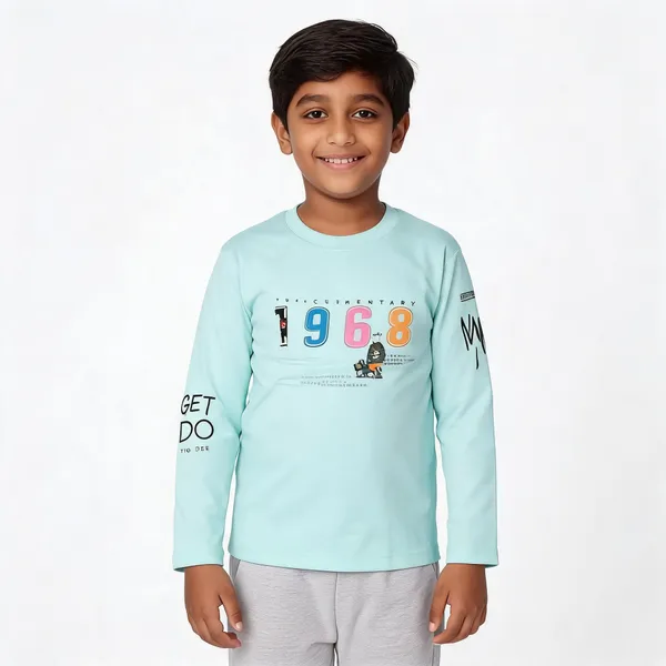 Light_Blue_Cotton_Full_Sleeve_Graphic_T-Shirt_For_Boys
