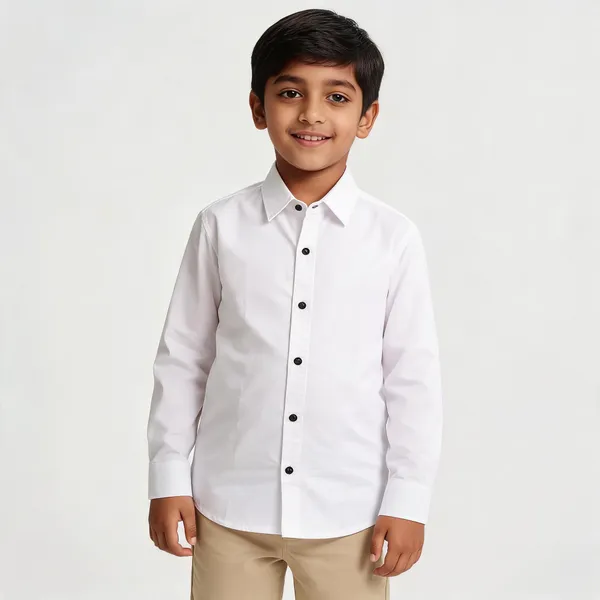 White_Cotton_Full_Sleeve_Shirt_For_Boys