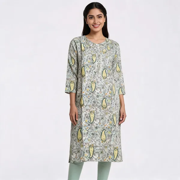Sage_Green_Cotton_Straight_Printed_Kurta_For_Women