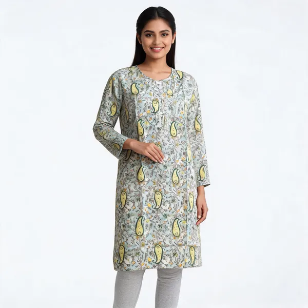 Sage_Green_Cotton_Straight_Printed_Kurta_For_Women