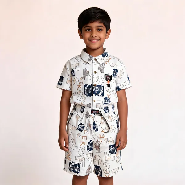 White_Cotton_Printed_Shirt_And_Pant_Set