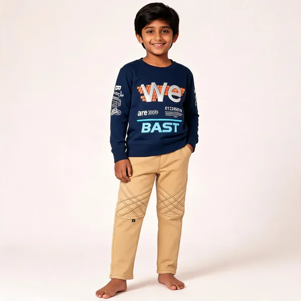 Navy_And_Beige_Cotton_Relaxed_Top_&_Trousers_Set_For_Boys