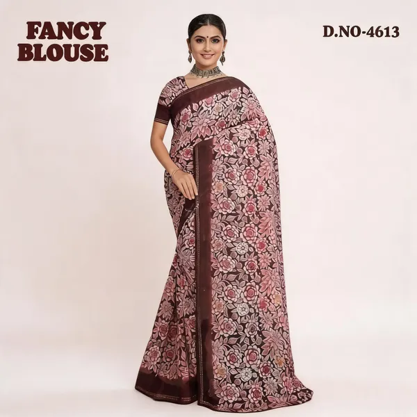 Maroon_Silk_Floral_Printed_Traditional_Saree_For_Women