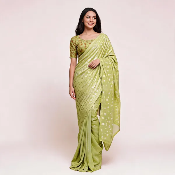 Light_Green_Silk_Printed_Saree_For_Women