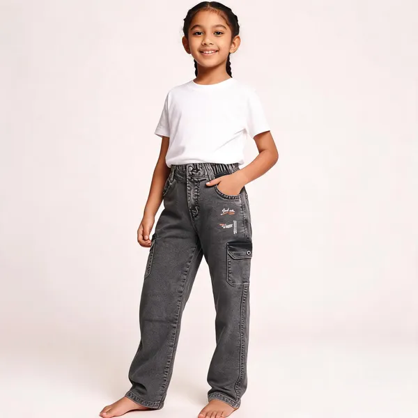 Grey_Cotton_Cargo_Trousers_For_Girls