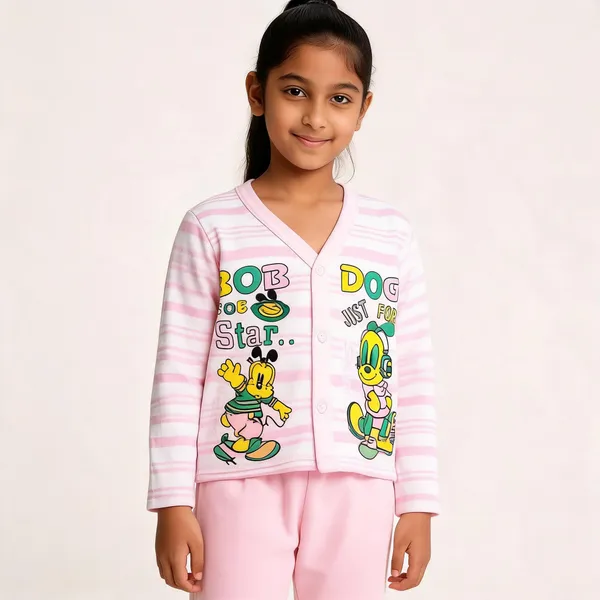 Pink_Cotton_Cartoon_Print_Top_&_Pants_Set_For_Kids