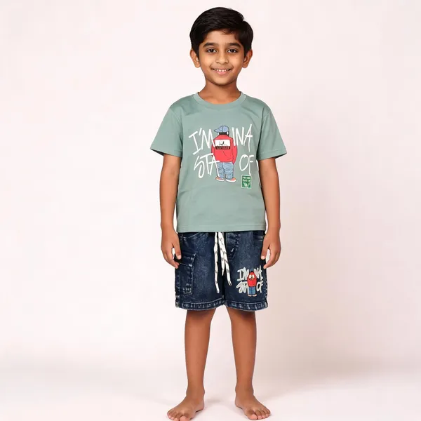 Green_Blue_Cotton_Graphic_T-Shirt_Shorts_Set_For_Boys