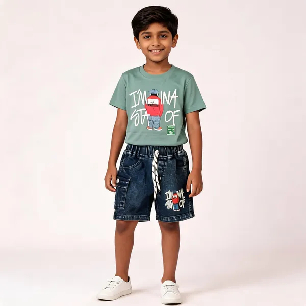 Green_Blue_Cotton_Graphic_T-Shirt_Shorts_Set_For_Boys
