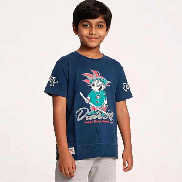 Blue_Cotton_Crew_Neck_Graphic_T-Shirt_For_Boys