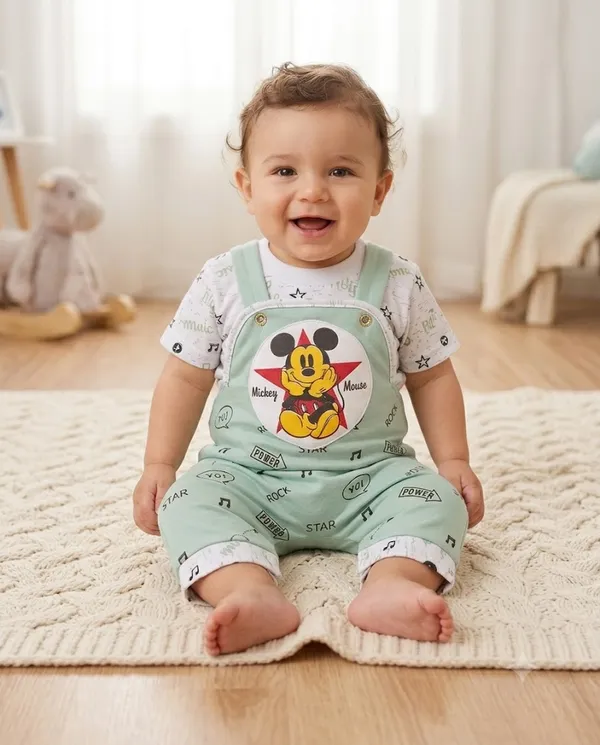 Green_Cotton_Printed_Romper_For_Kids