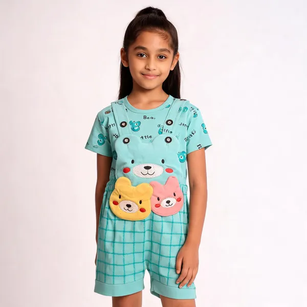 Mint_Green_Cotton_Relaxed_Bear_Print_Romper_For_Kids