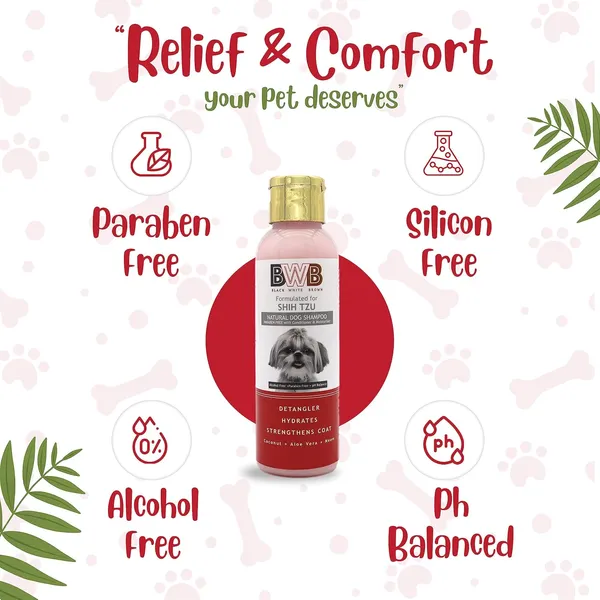 BWB_Natural_Dog_Shampoo_for_Shihtzu_.PARABEN_Free+Alcohol_Free+pH_Balance_with_Conditioner_&_Moisturiser_and_Added_Alovera,NEEM,Coconut_&_Amla_extracts_(Pack_of_2(120ml_+_120_ml))