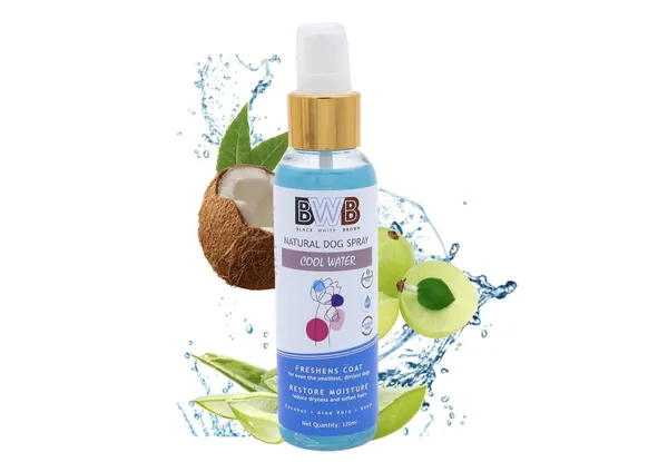 BWB_Natural_Dog_Shampoo_for_TICK_and_FLEA_Control_.PARABEN_Free+Alcohol_Free+pH_Balance_with_AloVera,NEEM,_Coconut_&_Amla_extracts_and_Added_Conditioner_&_MOISTURISER._(300_ML_+_DEOSPRAY)