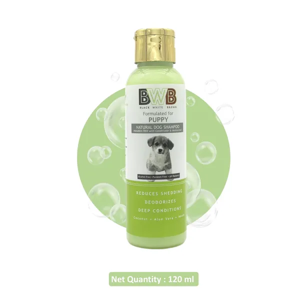 BWB_Natural_Dog_Shampoo_for_Puppy_.PARABEN_Free+Alcohol_Free+pH_Balance_with_Conditioner_&_Moisturiser_and_Added_Alovera,NEEM,Coconut_&_Amla_extracts_(Pack_of_2(120ml_+_120_ml))
