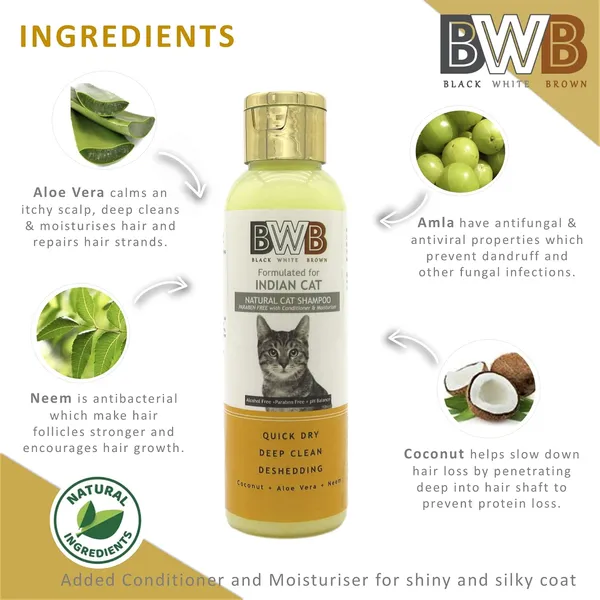 Natural_Shampoo_For_Indian_Cats_240_Milliliter_(Pack_Of_2_Bottle-120Ml_+_120Ml).Paraben_Free+Ph_Balance_With_Conditioner_&_Moisturiser_And_Added_Alovera,Neem&_Amla_Extracts