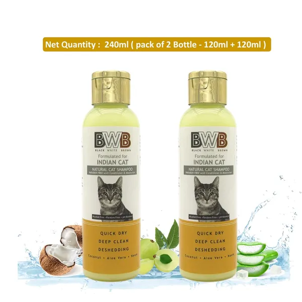 Natural_Shampoo_For_Indian_Cats_240_Milliliter_(Pack_Of_2_Bottle-120Ml_+_120Ml).Paraben_Free+Ph_Balance_With_Conditioner_&_Moisturiser_And_Added_Alovera,Neem&_Amla_Extracts