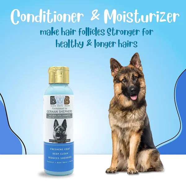 BWB_Natural_Dog_Shampoo_for_German_Shephard_.PARABEN_Free+Alcohol_Free+pH_Balance_with_Conditioner_&_Moisturiser_and_Added_Alovera,NEEM,Coconut_&_Amla_extracts_(Pack_of_2(120ML+120ML))