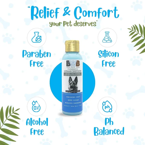 BWB_Natural_Dog_Shampoo_for_German_Shephard_.PARABEN_Free+Alcohol_Free+pH_Balance_with_Conditioner_&_Moisturiser_and_Added_Alovera,NEEM,Coconut_&_Amla_extracts_(Pack_of_2(120ML+120ML))