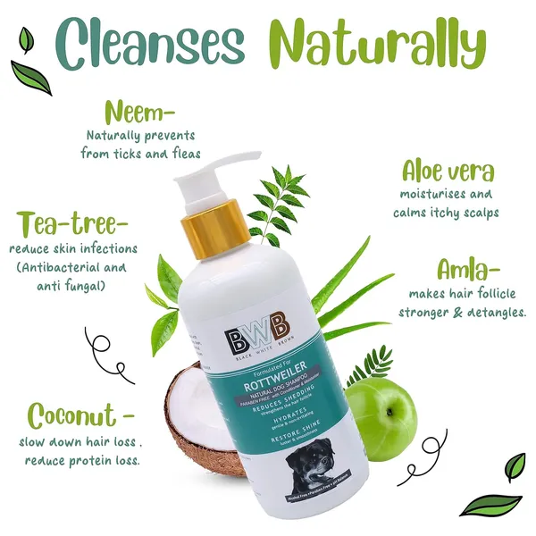 BWB_Natural_Dog_Shampoo_for_Rottweiler.PARABEN_Free+Alcohol_Free+pH_Balance_with_Conditioner_&_Moisturiser_and_Added_Alovera,NEEM,Coconut_&_Amla_extracts_(300ML)