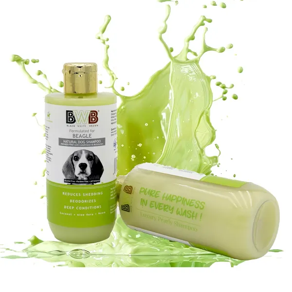 BWB_Natural_Dog_Shampoo_for_Beagle(Combo_Pack_250ml_+_250ml)_.PARABEN_Free+Alcohol_Free+pH_Balance_with_Conditioner_&_Moisturiser_and_Added_Alovera,NEEM,Coconut_&_Amla_extracts_(500_ML)