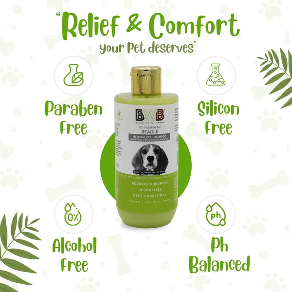 BWB_Natural_Dog_Shampoo_for_Beagle(Combo_Pack_250ml_+_250ml)_.PARABEN_Free+Alcohol_Free+pH_Balance_with_Conditioner_&_Moisturiser_and_Added_Alovera,NEEM,Coconut_&_Amla_extracts_(500_ML)