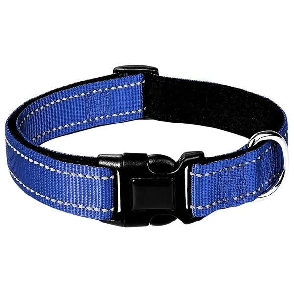 Premium_Reflective_Dog_Collar_–_Soft_Padded,_Nylon,_Adjustable_&_Comfortable_Pet_Collar_with_Steel_D-Ring_and_Heavy_Duty_Buckle_for_Small,_Medium_&_Large_Dogs_-(Pack_of_2,Multicolor)