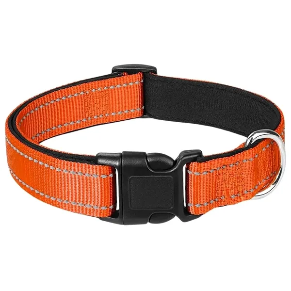 Premium_Reflective_Dog_Collar_–_Soft_Padded,_Nylon,_Adjustable_&_Comfortable_Pet_Collar_with_Steel_D-Ring_and_Heavy_Duty_Buckle_for_Small,_Medium_&_Large_Dogs_-(Pack_of_2,Multicolor)