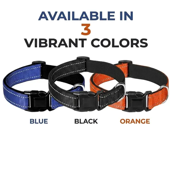 Premium_Reflective_Dog_Collar_–_Soft_Padded,_Nylon,_Adjustable_&_Comfortable_Pet_Collar_with_Steel_D-Ring_and_Heavy_Duty_Buckle_for_Small,_Medium_&_Large_Dogs_-(Pack_of_2,Multicolor)