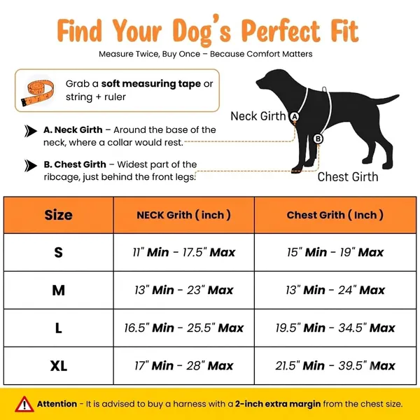 BWB_Reflective_Dog_Harness_with_Leash,_No-Pull_Adjustable_Belt_Vest_for_Small,_Medium_&_Large_Dogs,_Escape-Proof,_Padded_Training_&_Walking_Harness_(S-_Black)