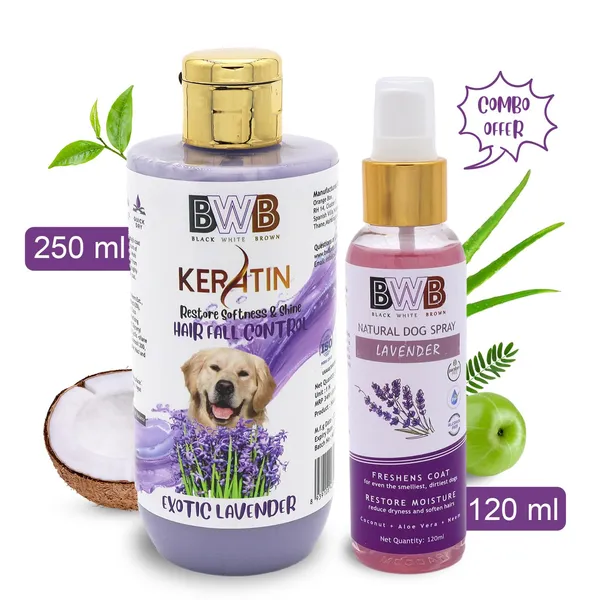 BWB_Keratin_Shampoo_for_Dogs_-Restore_Softness_and_Shine_-HAIRFALL_Control-PARABEN_Free+Alcohol_Free+pH_Balance_with_Natural_Ingredients_(250ML+DEO)-Lavender