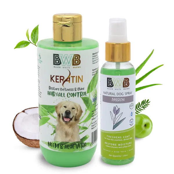 BWB_Keratin_Shampoo_for_Dogs_-Restore_Softness_and_Shine_-HAIRFALL_Control-PARABEN_Free+Alcohol_Free+pH_Balance_with_Natural_Ingredients_(250ML+DEO)-NEEM_&_ALOEVERA