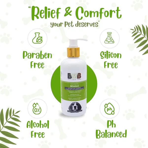 BWB_Natural_Dog_Shampoo_for_Beagle_.PARABEN_Free+Alcohol_Free+pH_Balance_with_Conditioner_&_Moisturiser_and_Added_Alovera,NEEM,Coconut_&_Amla_extracts_(300ML_+_DEOSPRAY)
