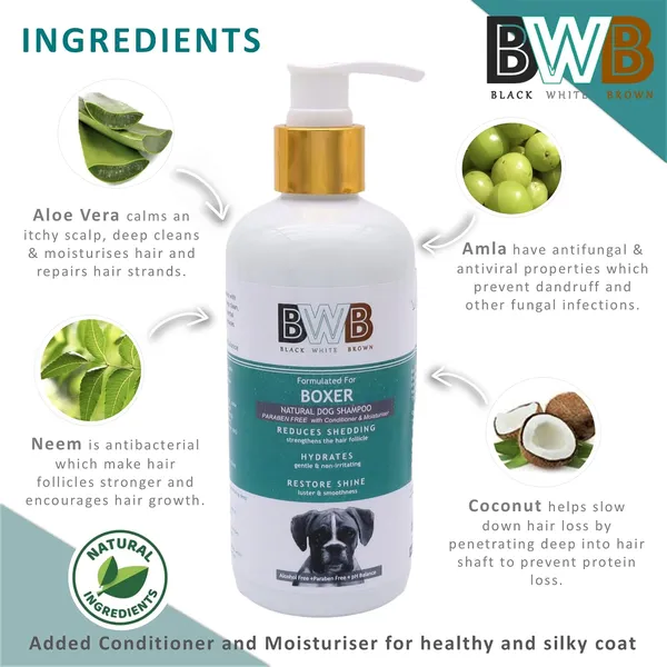 BWB_Natural_Dog_Shampoo_for_Boxer.PARABEN_Free+Alcohol_Free+pH_Balance_with_Conditioner_&_Moisturiser_and_Added_Alovera,NEEM,Coconut_&_Amla_extracts_(300_ML+DEOSPRAY)