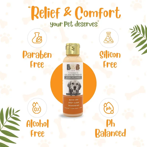 BWB_Natural_Dog_Shampoo_for_Golden_Retriever_.PARABEN_Free+Alcohol_Free+pH_Balance_with_Conditioner_&_Moisturiser_and_Added_Alovera,NEEM,Coconut_&_Amla_extracts_(Pack_of_2(120ML_+120ML))