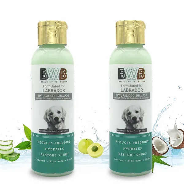 BWB_Natural_Dog_Shampoo_for_Labrador_.PARABEN_Free+Alcohol_Free+pH_Balance_with_Conditioner_&_Moisturiser_and_Added_Alovera,NEEM,Coconut_&_Amla_extracts_(Pack_of_2_(120_ml_+_120_ml))