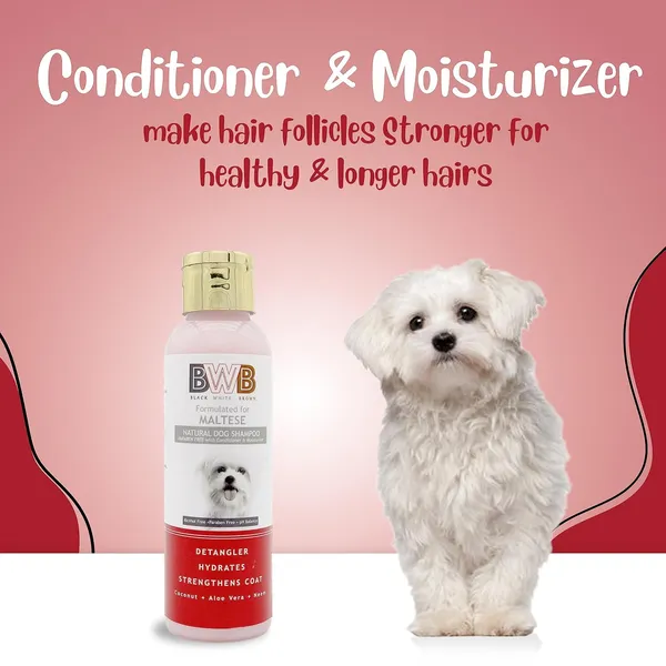 BWB_Natural_Dog_Shampoo_for_Maltese_.PARABEN_Free+Alcohol_Free+pH_Balance_with_Conditioner_&_Moisturiser_and_Added_Alovera,NEEM,Coconut_&_Amla_extracts_(Pack_of_2(120ml_+120ml))