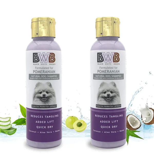BWB_Natural_Dog_Shampoo_for_Pomeranian_.PARABEN_Free+Alcohol_Free+pH_Balance_with_Conditioner_&_Moisturiser_and_Added_Alovera,NEEM,Coconut_&_Amla_extracts_(Pack_of_2_(120ml_+_120ml))